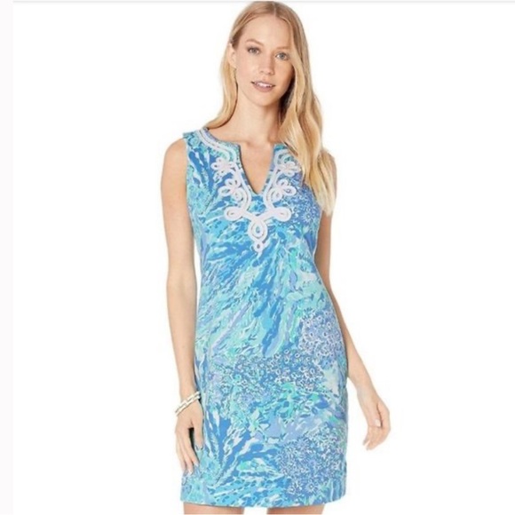 Lilly Pulitzer Harper Shift Dress Hey Hey Soleil $148 Size XS Extra Small - Picture 4 of 15